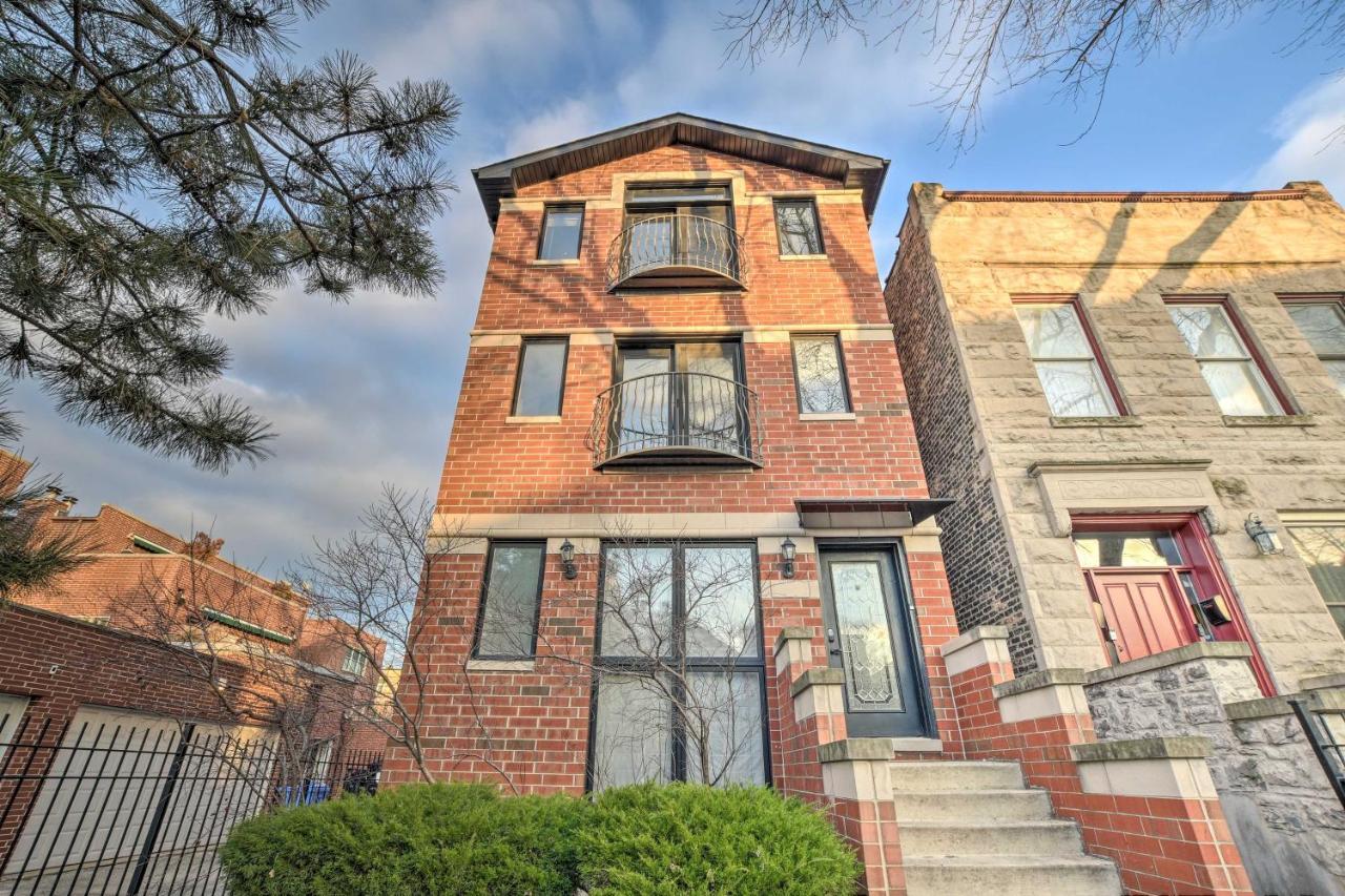 Chicago Condo With Balcony Walk To Cta Stations! Экстерьер фото